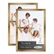Pack of 2 Metallic Bronze Picture Frames | Solid Wood | UV-Resistant Acrylic | Easy Gallery Wall Setup